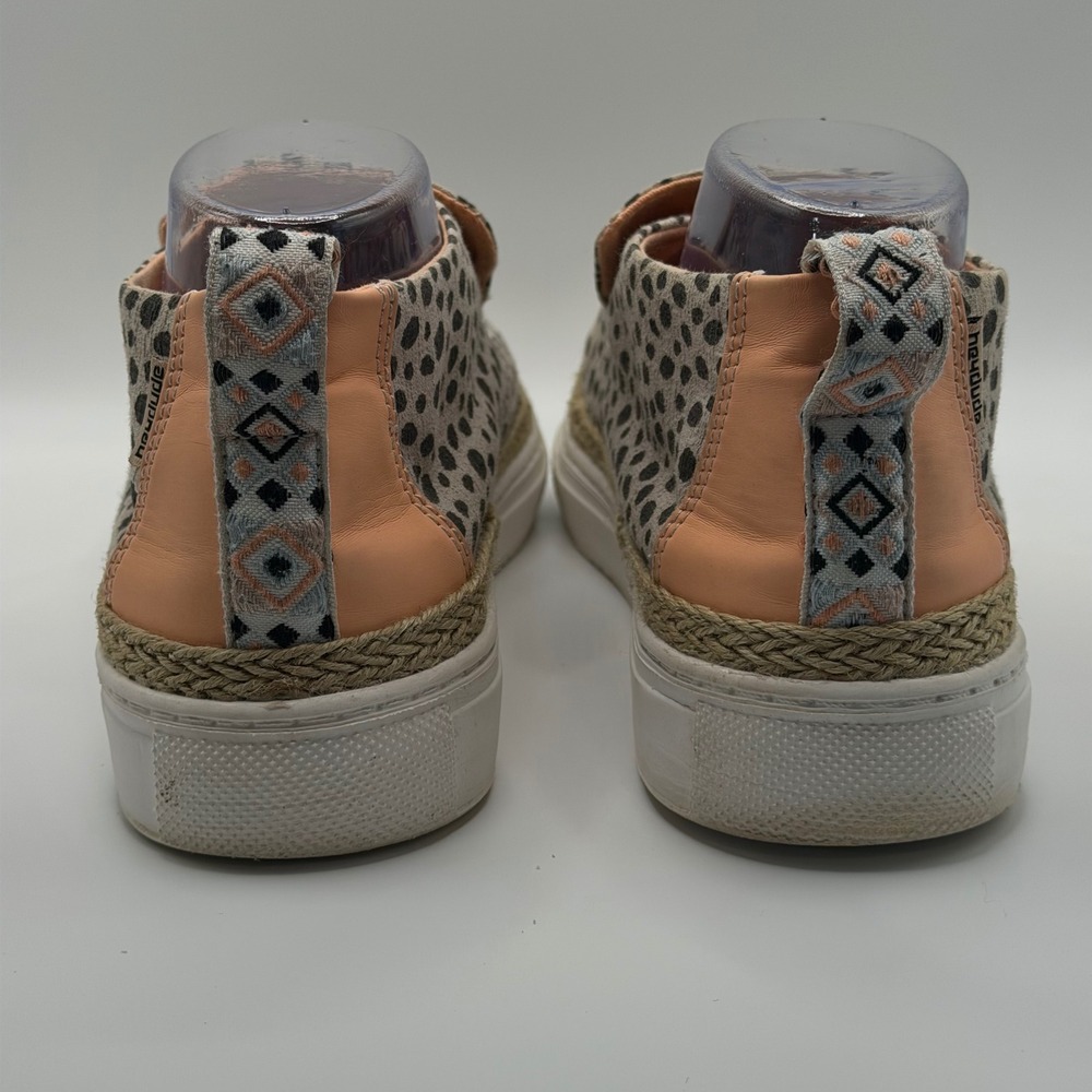 Hey Dude Karina Cheetah Print Slip On Sneakers Animal Print Shoes 9 women - Picture 3 of 9